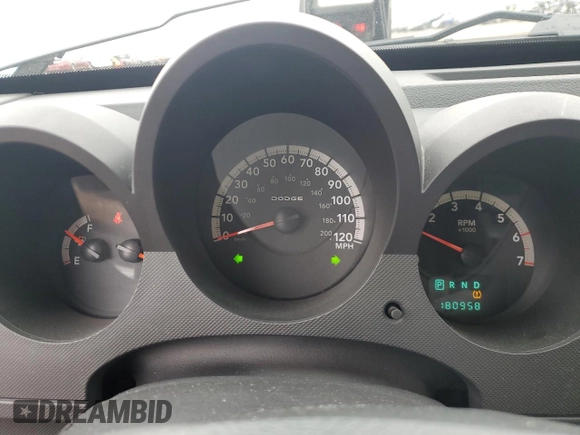 2011 Dodge Nitro Heat with VIN 1D4PT4GK7BW597557, listed as a Copart auction lot 58973335 with 180,958 mi miles and Salvage title. Bid and sale history available at DreamBid. Image 9.