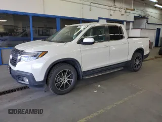 2019 Honda Ridgeline RTL with VIN 5FPYK3F52KB035040, listed as a Copart auction lot 58438815 with 35,635 mi miles and Salvage title. Bid and sale history available at DreamBid. Image 1.