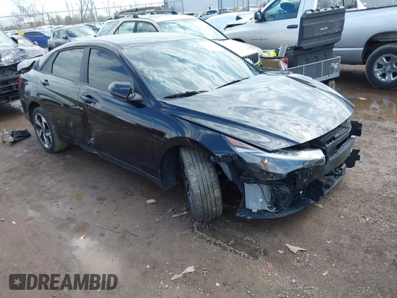 2023 Hyundai Elantra SEL with VIN KMHLS4AG8PU607773, listed as a IAAI auction lot 41887145 with 17,551 mi miles and . Bid and sale history available at DreamBid. Image 1.