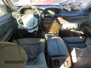 2003 BMW 7 Series 745Li with VIN WBAGN63413DS45269, listed as a Copart auction lot 80987154 with 80,882 mi miles and Salvage Title. Bid and sale history available at DreamBid. Image 8.