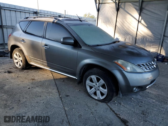 2006 Nissan Murano S z VIN JN8AZ08T16W417159, wystawiony jako Copart lot #43568104 z przebiegiem 144 482 mil mil oraz Czysty tytuł • Clean title. Historia ofert i sprzedaży dostępna na DreamBid. Obrazek 4.