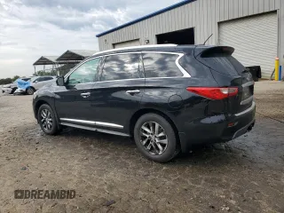 2013 Infiniti JX35 with VIN 5N1AL0MMXDC306745, listed as a Copart auction lot 74531614 with 132,460 mi miles and Salvage Title. Bid and sale history available at carsss.com. Image 2.