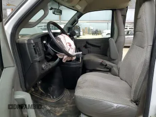 2019 Chevrolet Express Commercial with VIN 1GB0GRFG9K1192508, listed as a Copart auction lot 80027454 with 131,617 mi miles and Salvage Title. Bid and sale history available at carsss.com. Image 7.