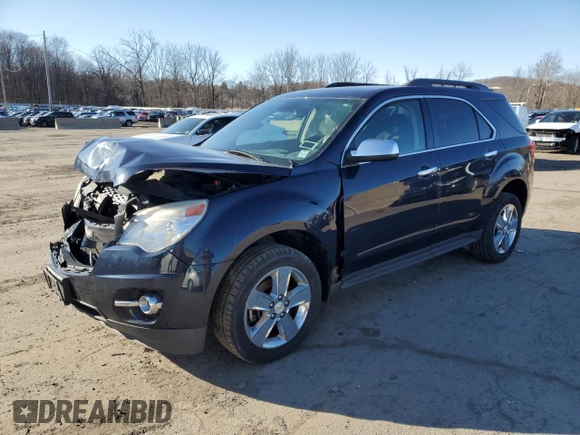 2015 Chevrolet Equinox LT with VIN 2GNFLGE33F6420548, listed as a Copart auction lot 48037995 with 125,377 mi miles and Salvage Title. Bid and sale history available at carsss.com. Image 1.