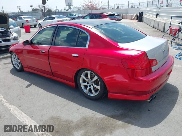 2006 Infiniti G35 with VIN JNKCV51E96M507842, listed as a IAAI auction lot 42181294 with 191,253 mi miles and . Bid and sale history available at DreamBid. Image 3.