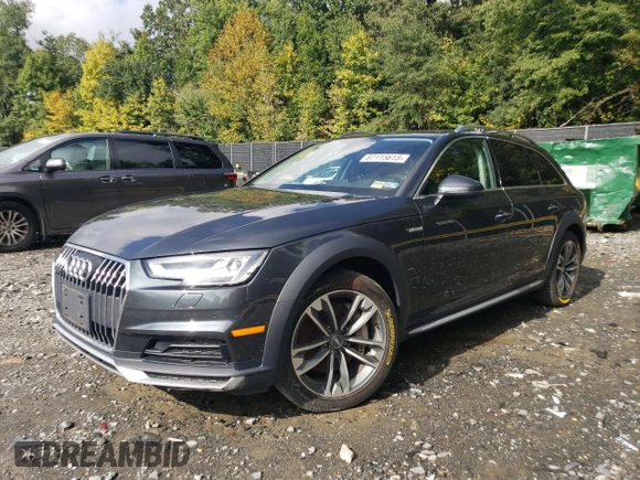 2017 Audi allroad A4 Premium Plus z VIN WA18NAF49HA180440, wystawiony jako Copart lot #67115613 z przebiegiem Nie podano mil oraz . Historia ofert i sprzedaży dostępna na DreamBid. Obrazek 1.