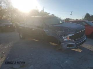 2018 Ford F-150 XL with VIN 1FTEW1EP7JFB82875, listed as a Copart auction lot 85441284 with 116,261 mi miles and Salvage Title. Bid and sale history available at carsss.com. Image 4.