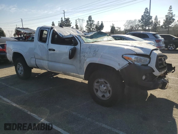 2020 Toyota Tacoma SR with VIN 5TFRX5GN5LX182839, listed as a Copart auction lot 50321015 with 53,929 mi miles and Salvage Title. Bid and sale history available at DreamBid. Image 4.