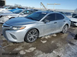 2018 Toyota Camry LE with VIN 4T1B11HK9JU115462, listed as a Copart auction lot 45705085 with 124,555 mi miles and Salvage Title. Bid and sale history available at carsss.com. Image 1.