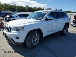 2014 Jeep Grand Cherokee Limited with VIN 1C4RJFBG0EC430585, listed as a Copart auction lot 75600124 with 97,550 mi miles and Salvage Title. Bid and sale history available at carsss.com. Image 1.