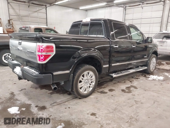 2011 Ford F-150 XLT with VIN 1FTFW1ET1BFD35317, listed as a IAAI auction lot 41322730 with 188,432 mi miles. Bid and sale history available at carsss.com. Image 4.