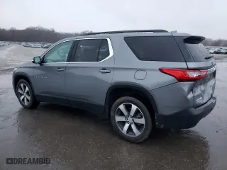 2021 Chevrolet Traverse LT Leather with VIN 1GNERHKWXMJ144304, listed as a Copart auction lot 85142024 with 65,695 mi miles and Salvage Title. Bid and sale history available at carsss.com. Image 2.
