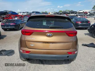 2017 Kia Sportage EX with VIN KNDPN3AC6H7109141, listed as a IAAI auction lot 41848646 with 123,211 mi miles. Bid and sale history available at carsss.com. Image 16.