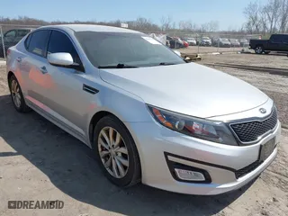2015 Kia Optima EX with VIN 5XXGN4A7XFG423632, listed as a IAAI auction lot 42046548 with 190,941 mi miles. Bid and sale history available at carsss.com. Image 1.