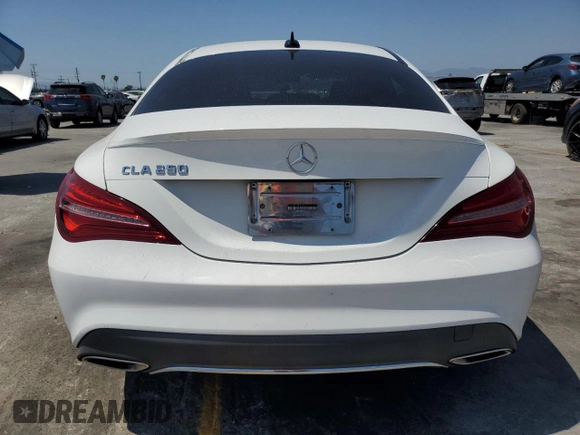 2018 Mercedes-Benz CLA 250 with VIN WDDSJ4EB9JN635123, listed as a Copart auction lot 55898275 with 76,361 mi miles and Salvage title. Bid and sale history available at DreamBid. Image 6.