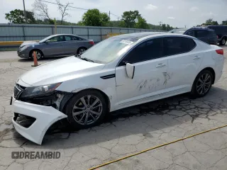 2011 Kia Optima SX z VIN KNAGR4A65B5166161, wystawiony jako Copart lot #56749455 z przebiegiem 213 574 mil mil oraz Szkoda całkowita • Salvage title. Historia ofert i sprzedaży dostępna na DreamBid. Obrazek 1.