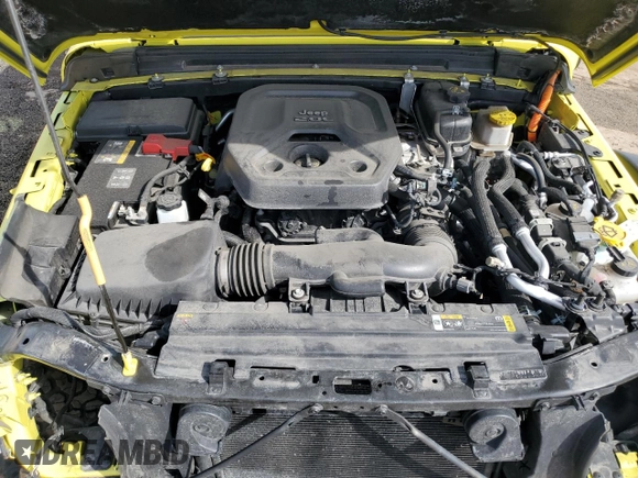 2023 Jeep Wrangler Rubicon with VIN 1C4JJXR61PW524833, listed as a Copart auction lot 48577425 with 29,319 mi miles and Non repairable. Bid and sale history available at DreamBid. Image 11.