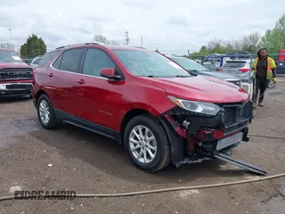 2018 Chevrolet Equinox LT with VIN 2GNAXSEV5J6340521, listed as a IAAI auction lot 42112332 with 57,857 mi miles. Bid and sale history available at carsss.com. Image 1.