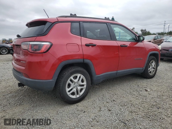 2017 Jeep Compass Sport с VIN 3C4NJCAB0HT652247, выставлен на аукционе Copart как лот 56040135 с пробегом 134 242 миль миль и Чистый • Clean title. История ставок и продаж доступна на DreamBid. Изображение 3.