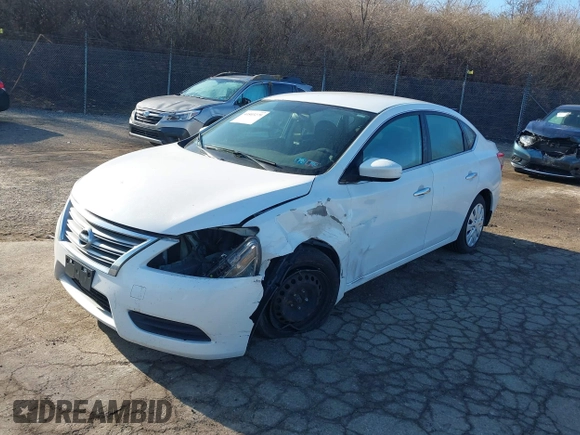 2014 Nissan Sentra SR with VIN 3N1AB7AP2EY299879, listed as a IAAI auction lot 41803279 with 150,589 mi miles and . Bid and sale history available at DreamBid. Image 2.