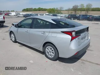 2020 Toyota Prius L Eco with VIN JTDKARFU5L3117287, listed as a IAAI auction lot 42202426 with 122,870 mi miles and . Bid and sale history available at DreamBid. Image 3.