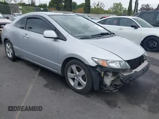 2009 Honda Civic Cpe LX with VIN 2HGFG12669H524342, listed as a IAAI auction lot 42061391 with 162,369 mi miles. Bid and sale history available at carsss.com. Image 1.