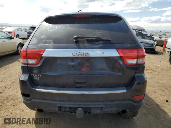 2013 Jeep Grand Cherokee Overland with VIN 1C4RJFCT0DC635172, listed as a Copart auction lot 53668605 with 178,278 mi miles and Non Repairable. Bid and sale history available at carsss.com. Image 6.