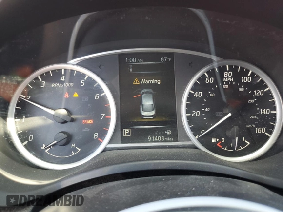 2018 Nissan Sentra SV with VIN 3N1AB7AP4JL618206, listed as a Copart auction lot 51290705 with 91,403 mi miles and Salvage Title. Bid and sale history available at DreamBid. Image 9.
