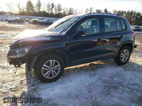 2017 Volkswagen Tiguan S with VIN WVGAV7AX8HK028148, listed as a Copart auction lot 86756104 with 84,060 mi miles and Salvage Title. Bid and sale history available at DreamBid. Image 1.