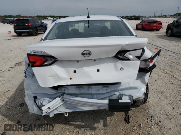 2024 Nissan Versa S with VIN 3N1CN8DVXRL893770, listed as a Copart auction lot 50451415 with 14,113 mi miles and Salvage Title. Bid and sale history available at DreamBid. Image 6.