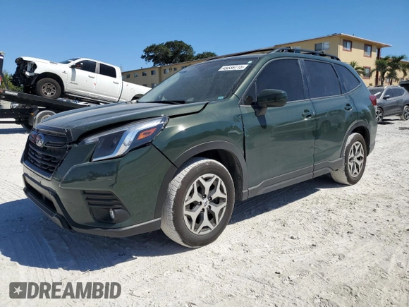 2024 Subaru Forester Premium with VIN JF2SKADC1RH514310, listed as a Copart auction lot 49339715 with 33,838 mi miles and Salvage Title. Bid and sale history available at carsss.com. Image 1.