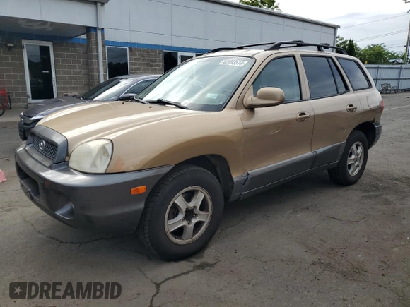 2003 Hyundai Santa Fe GLS with VIN KM8SC73D83U468641, listed as a Copart auction lot 79870004 with 145,042 mi miles and Non Repairable. Bid and sale history available at carsss.com. Image 1.