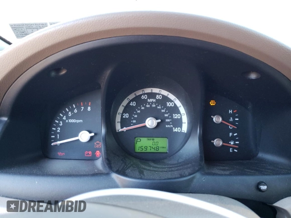 2005 Kia Sportage LX with VIN KNDJE723X57054667, listed as a Copart auction lot 77134794 with 159,748 mi miles and Salvage Title. Bid and sale history available at carsss.com. Image 9.