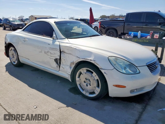 2003 Lexus SC with VIN JTHFN48Y530041692, listed as a Copart auction lot 46795655 with 162,674 mi miles and Clean Title. Bid and sale history available at carsss.com. Image 4.