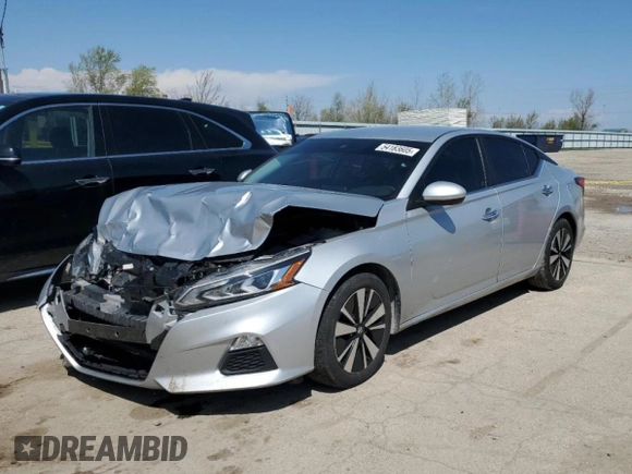 2022 Nissan Altima SV z VIN 1N4BL4DV1NN308341, wystawiony jako Copart lot #54183605 z przebiegiem 67 310 mil mil oraz Szkoda całkowita • Salvage title. Historia ofert i sprzedaży dostępna na DreamBid. Obrazek 1.