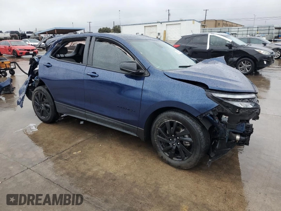 2023 Chevrolet Equinox LS z VIN 3GNAXHEG1PL135593, wystawiony jako Copart lot #45007665 z przebiegiem 44 020 mil mil oraz Szkoda całkowita • Salvage title. Historia ofert i sprzedaży dostępna na DreamBid. Obrazek 4.