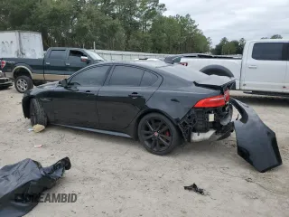 2018 Jaguar XE 35t R-Sport with VIN SAJAL4EV4JCP22662, listed as a Copart auction lot 86383354 with 0 mi miles and Salvage Title. Bid and sale history available at carsss.com. Image 2.