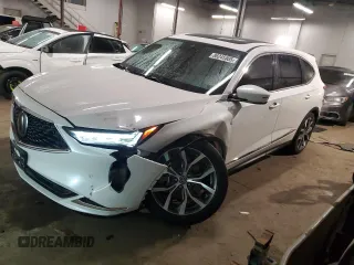 2023 Acura MDX w/Technology Package with VIN 5J8YE1H44PL021624, listed as a Copart auction lot 88245505 with 30,717 mi miles and Salvage Title. Bid and sale history available at carsss.com. Image 1.