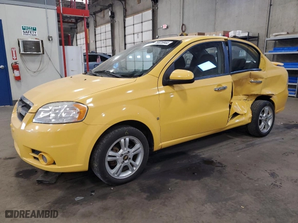2009 Chevrolet Aveo LT w/2LT with VIN KL1TG56E19B303435, listed as a Copart auction lot 76825944 with 163,297 mi miles and Salvage Title. Bid and sale history available at carsss.com. Image 1.