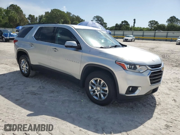 2019 Chevrolet Traverse LT Cloth z VIN 1GNERGKW8KJ320242, wystawiony jako Copart lot #60324095 z przebiegiem 103 680 mil mil oraz Szkoda całkowita • Salvage title. Historia ofert i sprzedaży dostępna na DreamBid. Obrazek 4.