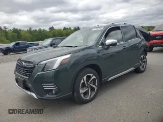 2023 Subaru Forester Touring with VIN JF2SKARCXPH421629, listed as a Copart auction lot 57392635 with 17,157 mi miles and Salvage title. Bid and sale history available at DreamBid. Image 1.