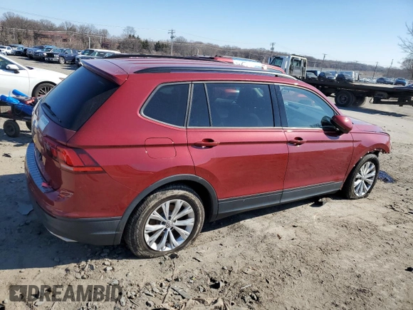 2019 Volkswagen Tiguan S with VIN 3VV1B7AX6KM080196, listed as a Copart auction lot 46238155 with 122,852 mi miles and Salvage title. Bid and sale history available at DreamBid. Image 3.
