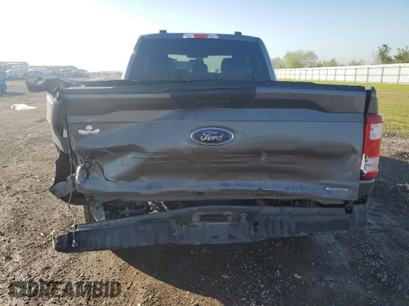 2023 Ford F-150 XL with VIN 1FTEX1CP5PKD56751, listed as a Copart auction lot 50373925 with 68,246 mi miles and Salvage title. Bid and sale history available at DreamBid. Image 6.