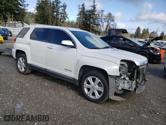 2017 GMC Terrain SLE with VIN 2GKALMEKXH6347601, listed as a Copart auction lot 52768725 with 83,358 mi miles and Salvage Title. Bid and sale history available at carsss.com. Image 4.