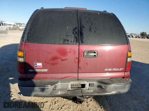 2004 Chevrolet Tahoe LS with VIN 1GNEC13V14R258658, listed as a Copart auction lot 86274954 with 254,773 mi miles and Salvage Title. Bid and sale history available at carsss.com. Image 6.