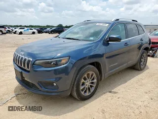 2019 Jeep Cherokee Latitude Plus z VIN 1C4PJLLB5KD383813, wystawiony jako Copart lot #59374655 z przebiegiem 45 506 mil mil oraz Szkoda całkowita • Salvage title. Historia ofert i sprzedaży dostępna na DreamBid. Obrazek 1.
