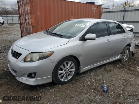 2010 Toyota Corolla with VIN 1NXBU4EE1AZ377581, listed as a Copart auction lot 52578805 with 242,776 mi miles and Salvage Title. Bid and sale history available at DreamBid. Image 1.