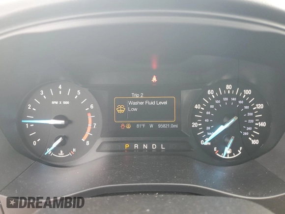 2019 Ford Fusion S with VIN 3FA6P0G7XKR280494, listed as a Copart auction lot 44784595 with 95,821 mi miles and Salvage Title. Bid and sale history available at DreamBid. Image 9.