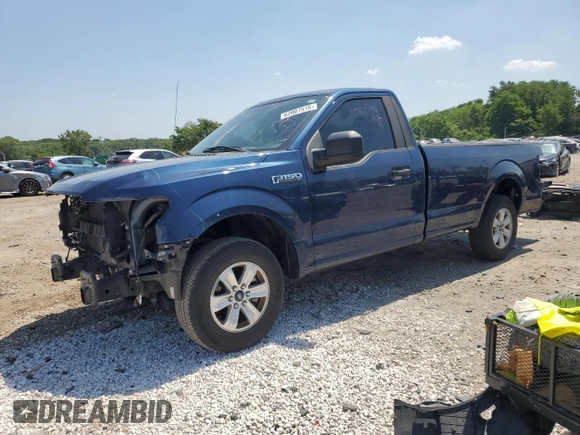 2018 Ford F-150 XL with VIN 1FTMF1CB1JKF33743, listed as a Copart auction lot 62007515 with 41,032 mi miles and Salvage title. Bid and sale history available at DreamBid. Image 1.