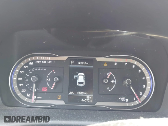 2024 Hyundai Tucson SE with VIN 5NMJA3DE3RH308009, listed as a IAAI auction lot 41708079 with 46,077 mi miles and . Bid and sale history available at carsss.com. Image 7.